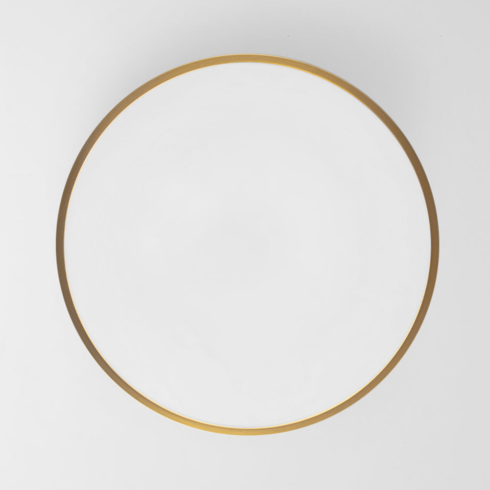 Mokdern round three-color LED ceiling lamp