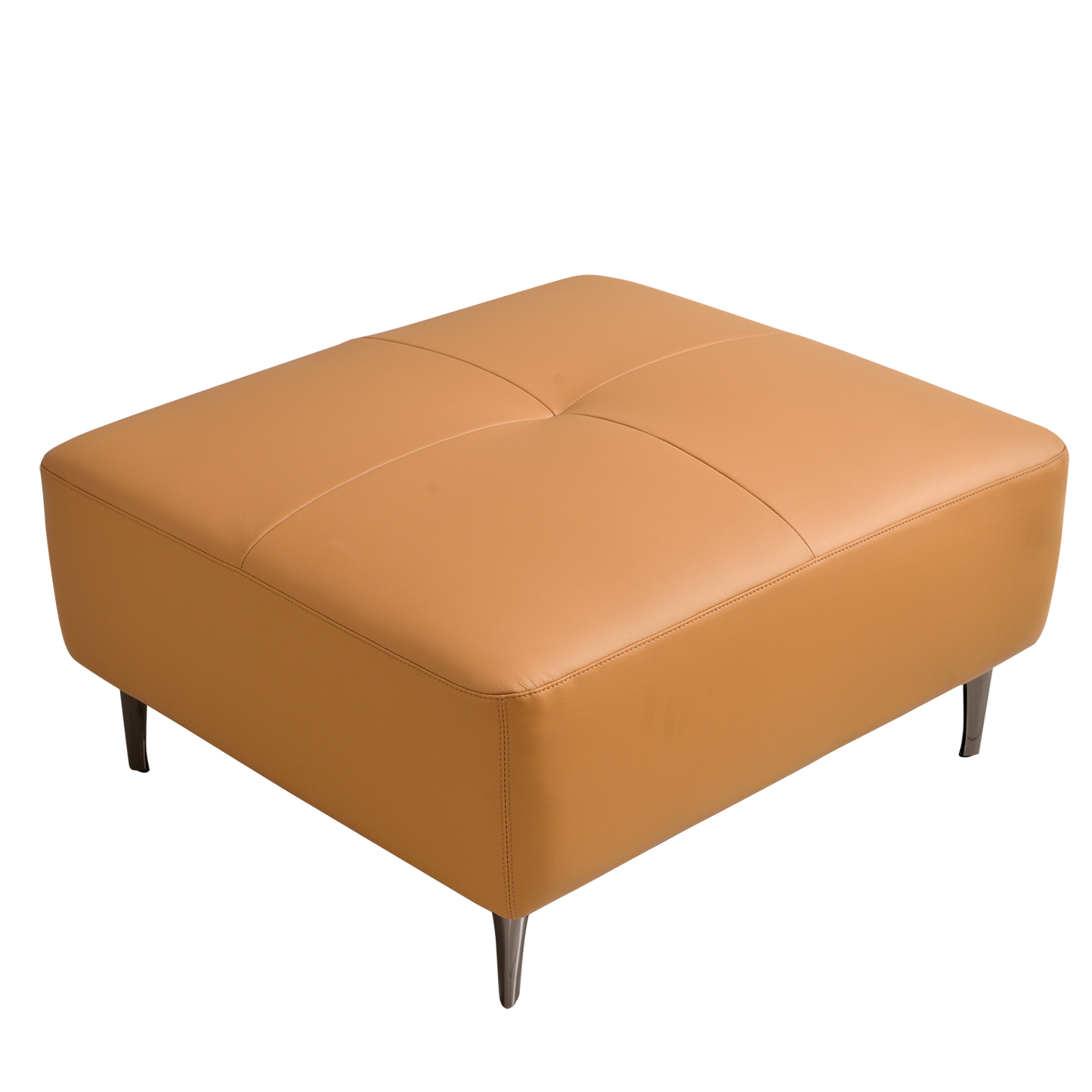 Mokdern 4-Seat Modular Leather Sofa With Footrest