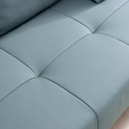 Mokdern Standard 4-Seat leather Sofa With Footrest