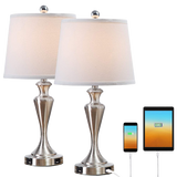 Mokdern Trophy Table Lamps Set of 2,Bedside Lamps for Bedroom
